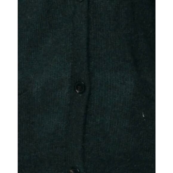 NEW! Isabel Marant S Kid Mohair $599 Long Cardigan Sweater Oversized Teal Green - Picture 3 of 8